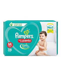 PAMPERS BABY DRY PANTS MEDIUM 38PANTS