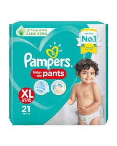 PAMPERS BABY DRY PANTS XL 21PANTS
