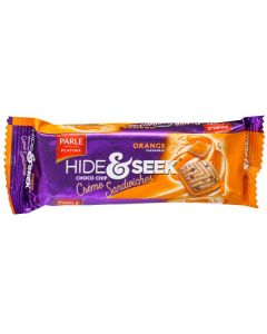 PARLE HIDE&SEEK CHOCO CHIP CREME SANDWICHES ORANGE 100GM