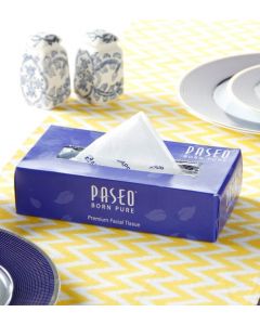 PASEO BORN PURE PREMIUM FACIAL TISSUES 100PULLS