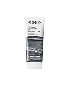 PONDS PURE WHITE FACIAL FOAM MINERAL CLAY ANTI-POLLUTION+PURITY 40GM