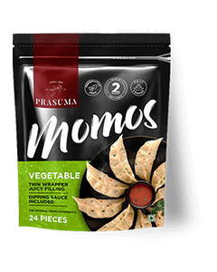 PRASUMA VEGETABLE MOMOS 24PIECES