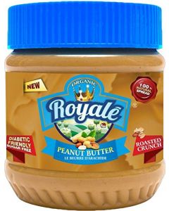 ROYALE PEANUT BUTTER ROASTED CRUNCH SUGAR FREE 340GM