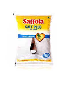 SAFFOLA SALT PLUS LESS SODIUM 1KG