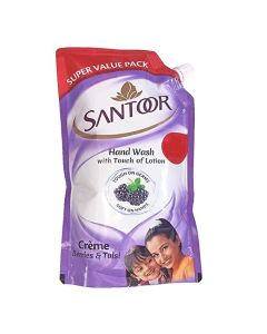 SANTOOR HAND WASH CREME BERRIES & TULSI 750ML