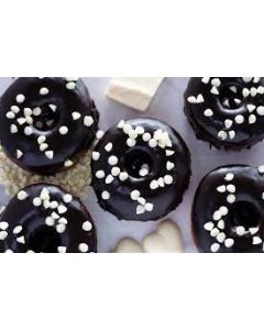 UNROLL DARK CHOCOLATE DONUTS 4PIECES