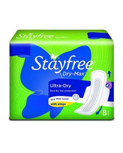 STAYFREE DRY-MAX ULTRA-DRY 8PADS