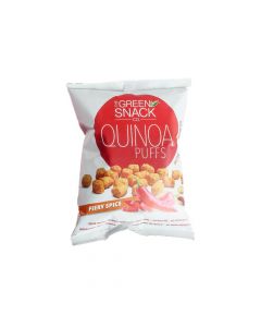 THE GREEN SNACK QUINOA PUFFS FIERY SPICE 50GM