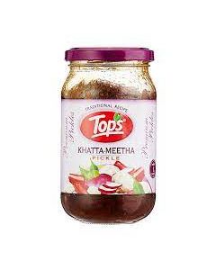 TOPS GOLD KHATTA MEETHA PICKLE 400GM