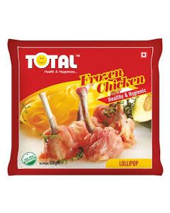 TOTAL FROZEN CHICKEN LOLLIPOP 500GM