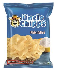 UNCLE CHIPS PLAIN SALTED 50GM