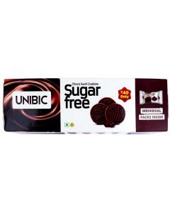 UNIBIC SUGAR FREE CHOCO SWIRL COOKIES 75GM