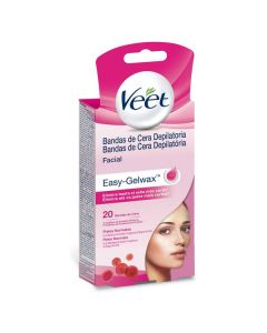 VEET EASY-GELWEX NORMAL SKIN 20 WAX STRIPS