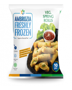 AMBROZIA VEG SPRING ROLLS 10PCS 320GM