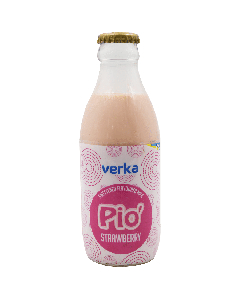 VERKA PIO MILK STRAWBERRY FLAVOURED 200ML