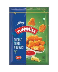 YUMMIEZ CHEESE CORN NUGGETS 400GM